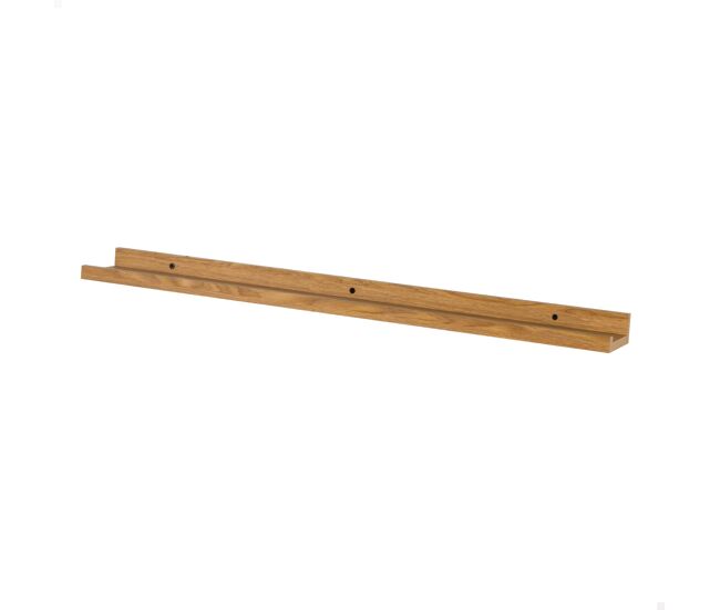 Max home étagère de parede em madeira com rebordo 80x10x4 cm