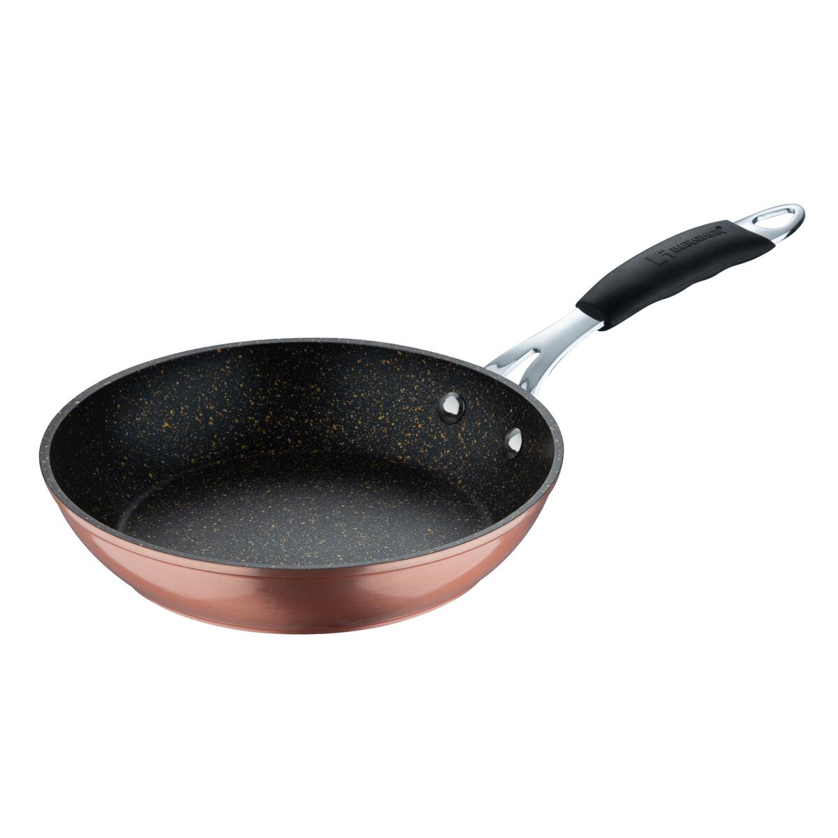 Frigideira bergner copper ø20x4,5cm em alumínio forjado com revestimento antiaderente ilag