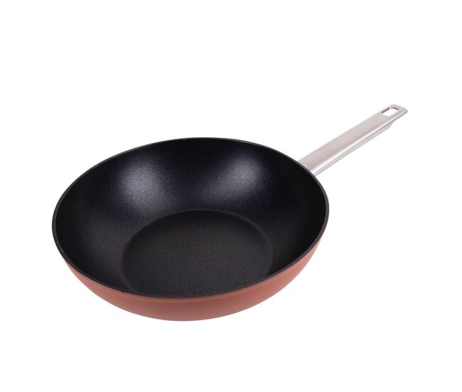 San ignacio agros wok ø28x7,8cm em alumínio forjado