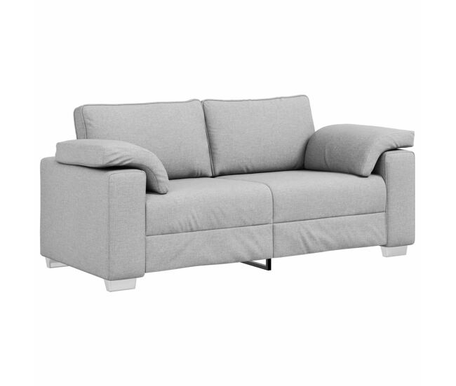 Sofá 3 lugares, sofá fixo cinza nuvem 180 x 77 x 82 cm tecido