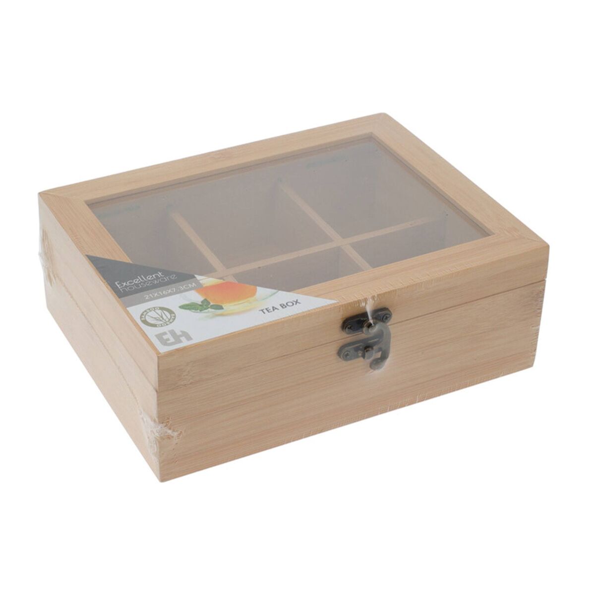 Caixa de chá de bambu