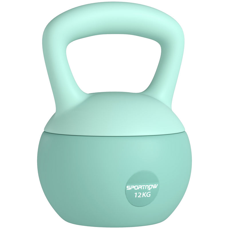 Kettlebell de 12 kg Plástico e Areia Metálica SPORTNOW