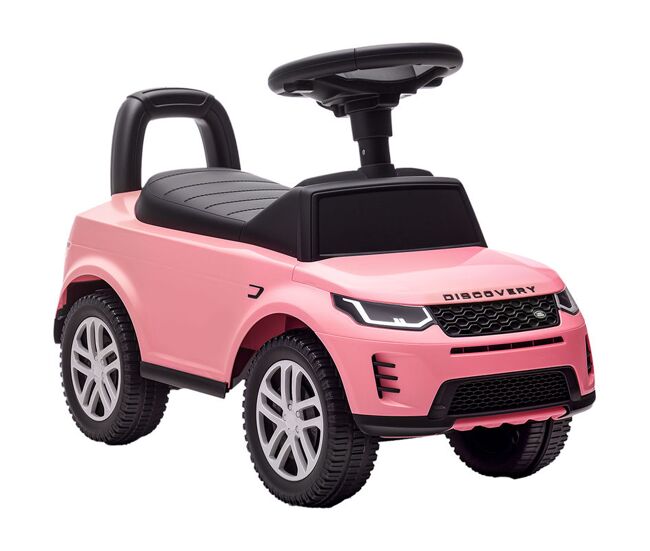 Aiyaplay carro andador infantil com licença de land rover carro andador para crianças de 18-36 meses com armazenamento volante buzina sons de motor