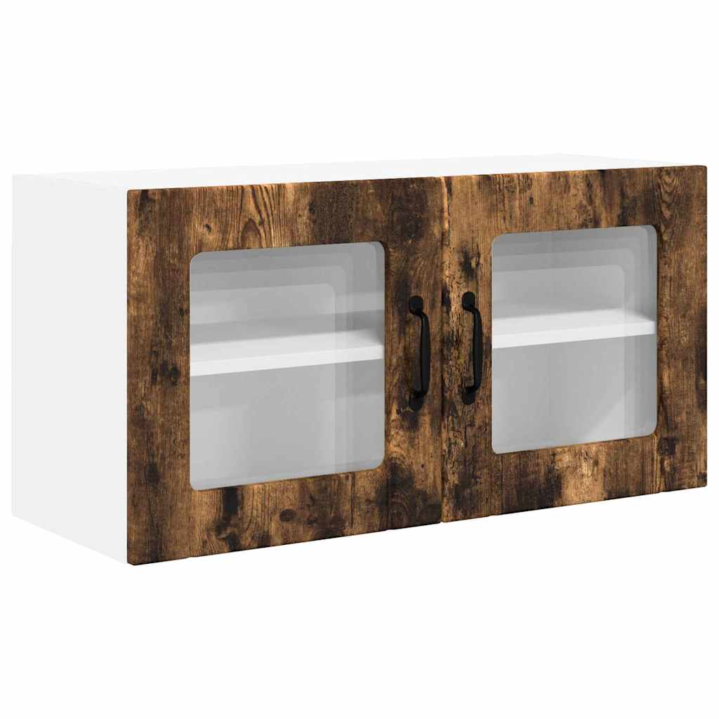 Armário de cozinha suspenso - armario de cocina colgante carvalho defumado 80 x 31 x 40 cm