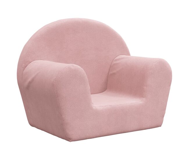 Sofá infantil, sofá para enfant rosa macio e macio