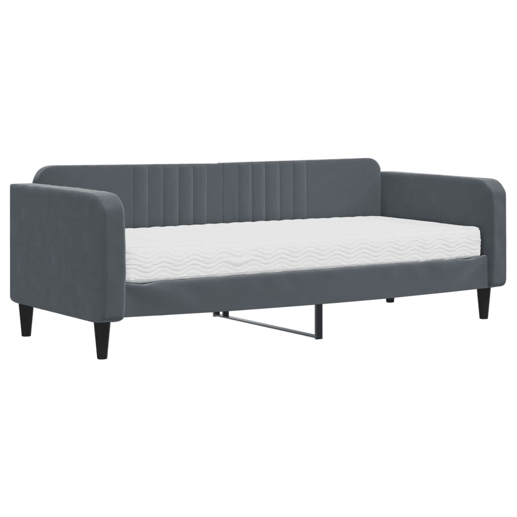 Sofá-cama, Sofá conversível Cinza Escuro