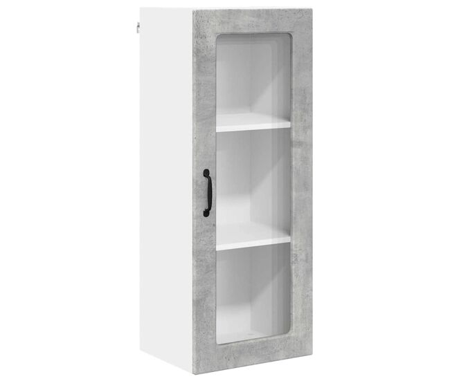Armário de cozinha suspenso - armario de cocina colgante com porta cinzento 40 x 31 x 100 cm