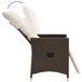 3 pcs conjunto bistrô - cadeiras de jardim 3 pcs conjunto bistrô - cadeiras de jardim Castanho
