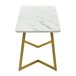 Conjunto de mesas e cadeiras de sala de jantar 117x68 Conjunto de mesas e cadeiras de sala de jantar 117x68 Branco/ Bege