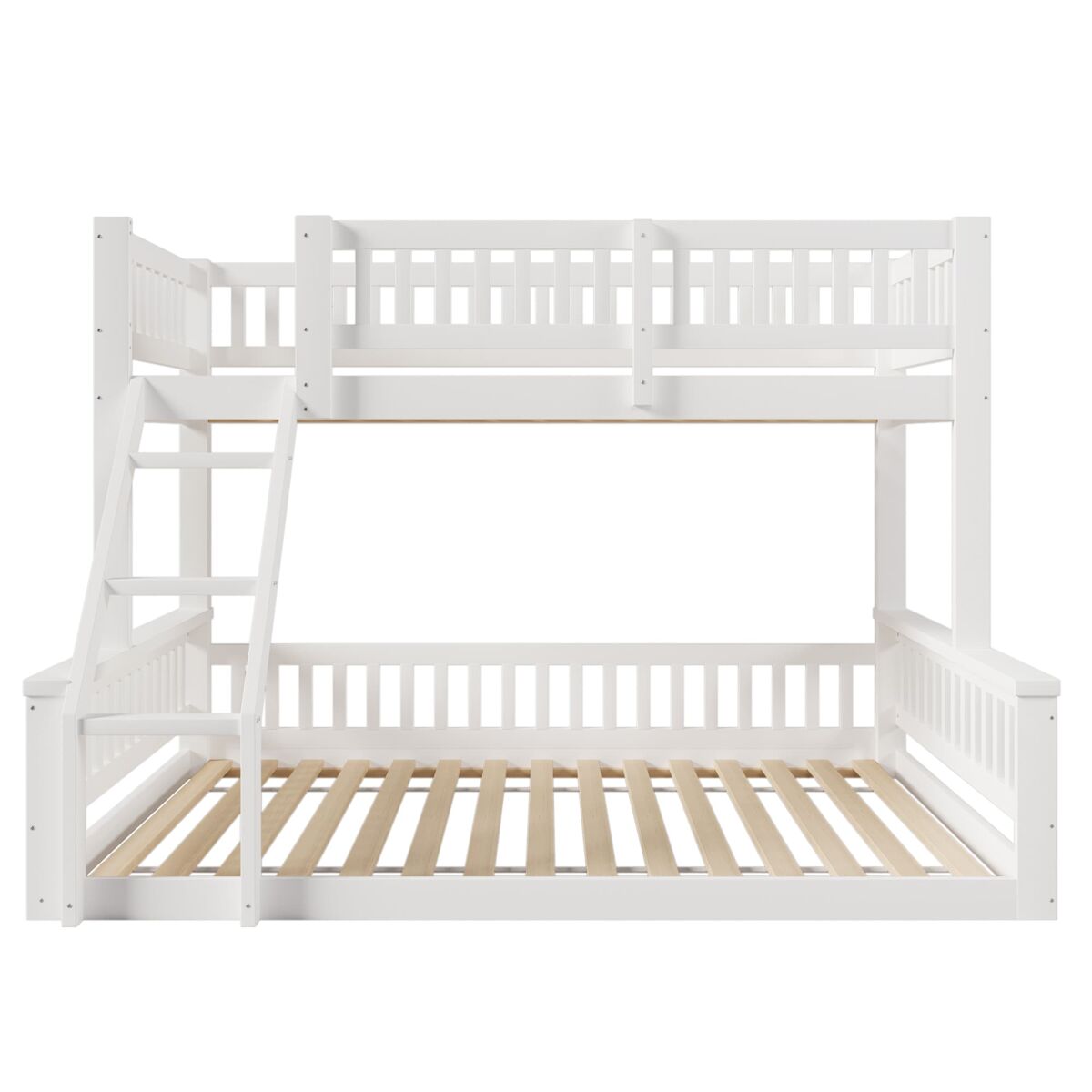 Beliche 90x200cm+140x200cm - escada, corrimãos, estilo simples - branco