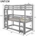 Cama beliche 204x103 Cama beliche 204x103 Cinza