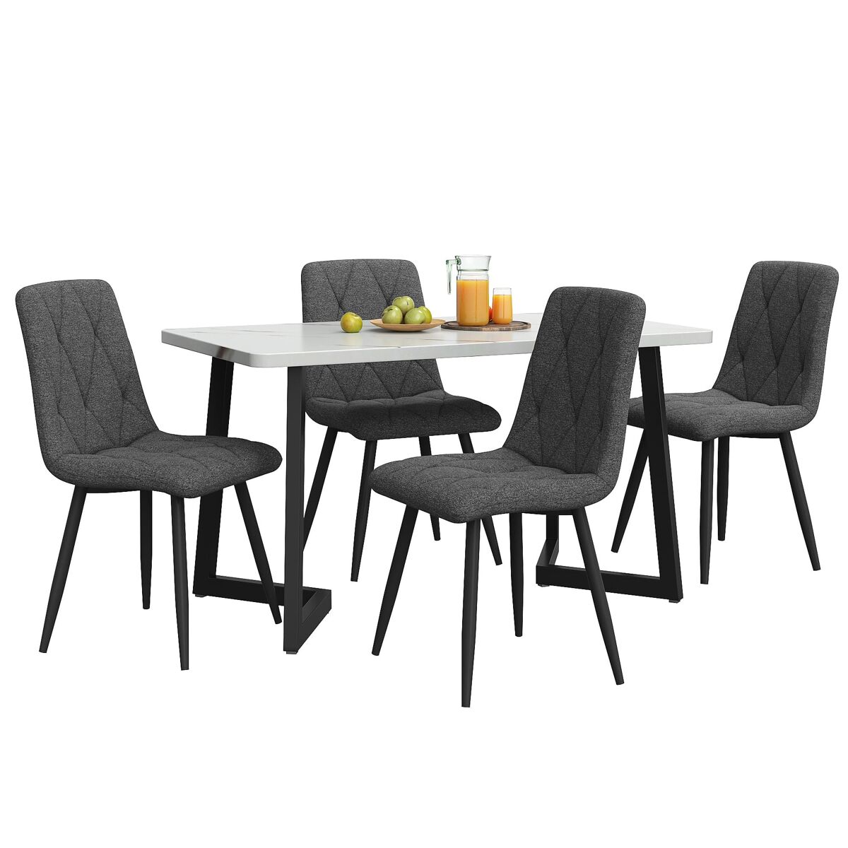 Conjunto de mesas e cadeiras de sala de jantar