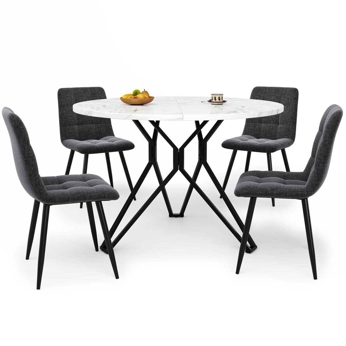 Conjunto de mesas e cadeiras de sala de jantar