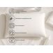 Almofada viscoelástica para pele sensível com zinco Almofada viscoelástica para pele sensível com zinco Branco