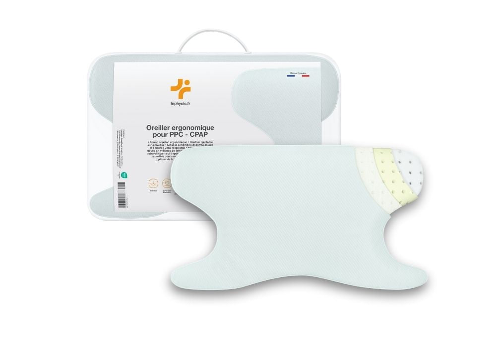 Almofada borboleta viscoelástica para CPAP ajustável