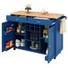 Carrinho de cozinha com 2 portas e 2 gavetas 102 Carrinho de cozinha com 2 portas e 2 gavetas 102 Azul