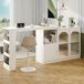 Mesa de bar extensível giratória 120x40 Mesa de bar extensível giratória 120x40 Branco