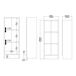 Estante Turia WellHome com 2 Prateleiras 40 Estante Turia WellHome com 2 Prateleiras 40 Branco