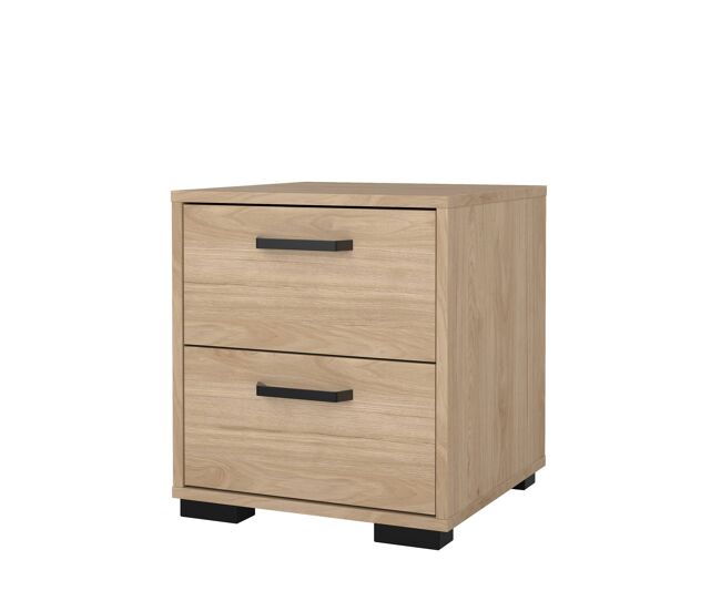 Mesa de cabeceira eria wellhome com 2 gavetas