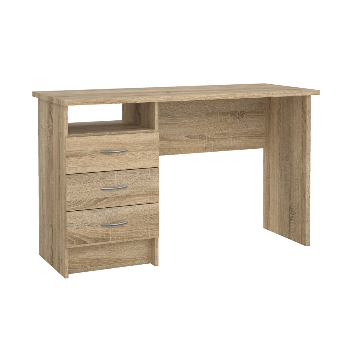 Escrivaninha wellhome tormes com 3 gavetas