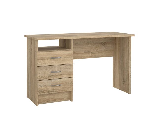 Escrivaninha wellhome tormes com 3 gavetas