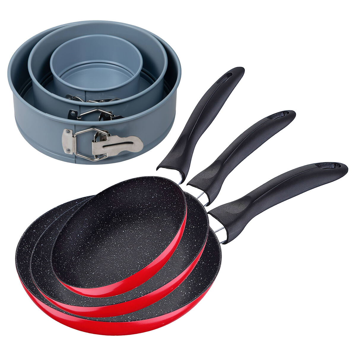 Set de frigideiras san ignacio de 3 peças + formas para forno