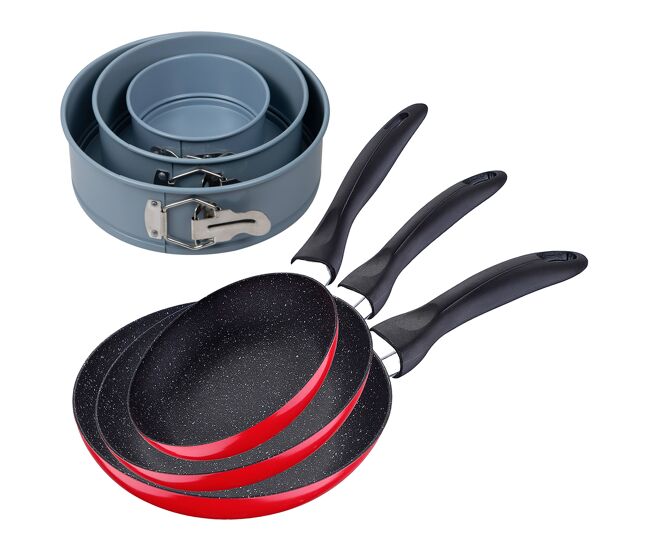 Set de frigideiras san ignacio de 3 peças + formas para forno