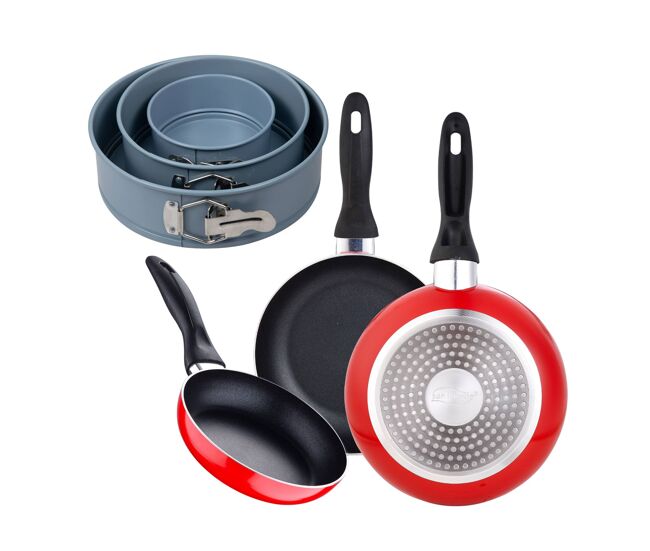 Set de frigideiras san ignacio com 3 peças + 3 formas para forno