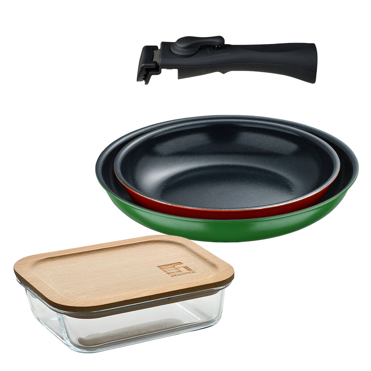 Frigideiras click&cook e herméticas de indução de ø22ø26cm
