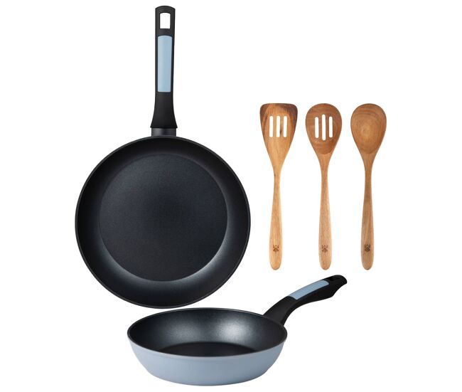 Frigideiras de indução noia ø20ø26cm e utensílios de cozinha