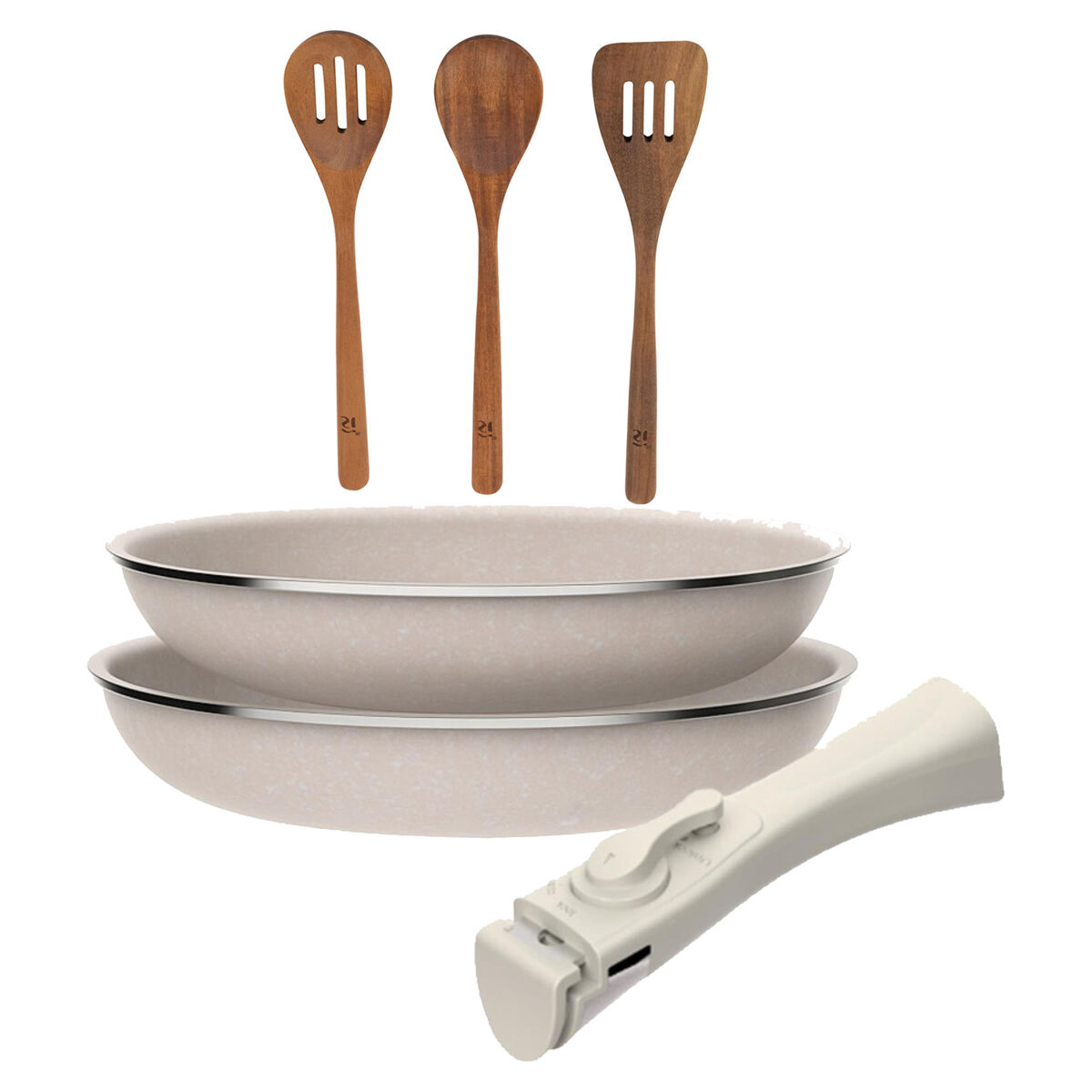Frigideiras de indução click&cook ø24ø28cm e utensílios de cozinha