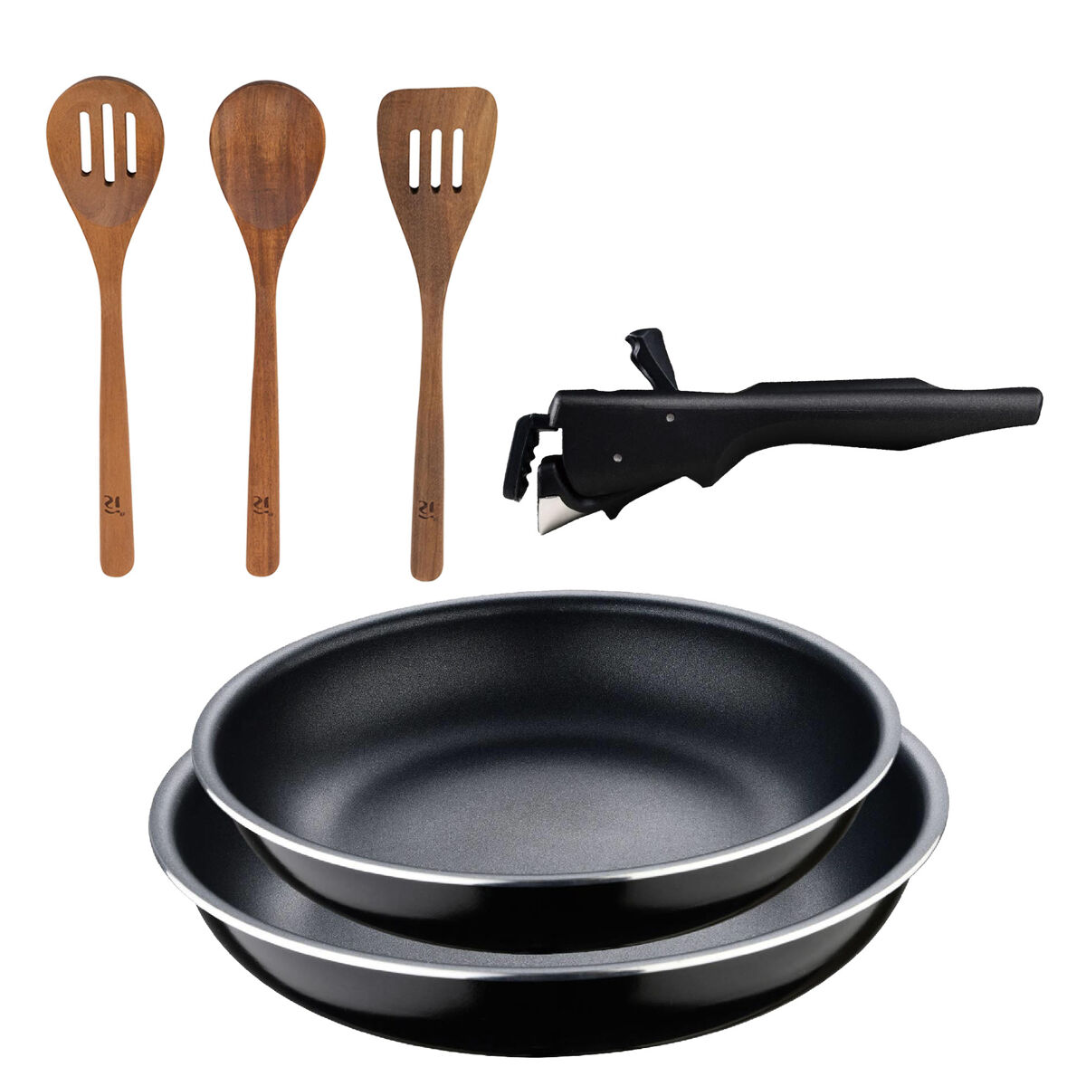 Frigideiras de indução click&cook ø22ø26cm e utensílios de cozinha