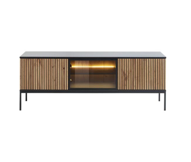 Móvel tv ambihome anna - carvalho wotan, c154xa56xp39cm