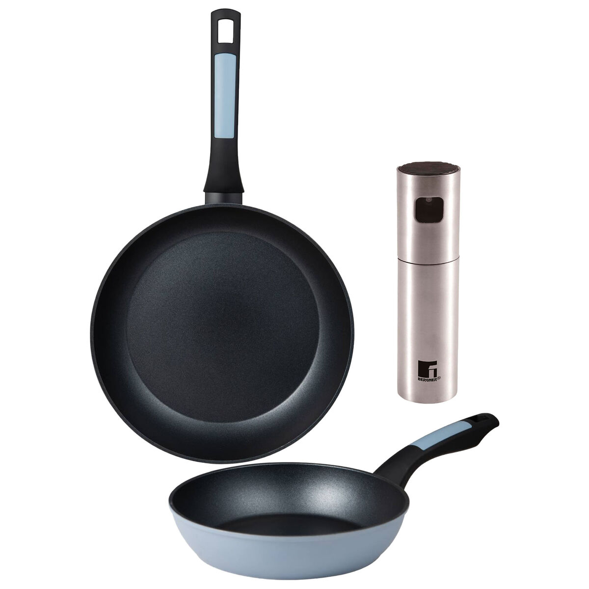Frigideiras de indução noia ø20ø26cm e pulverizador de óleo