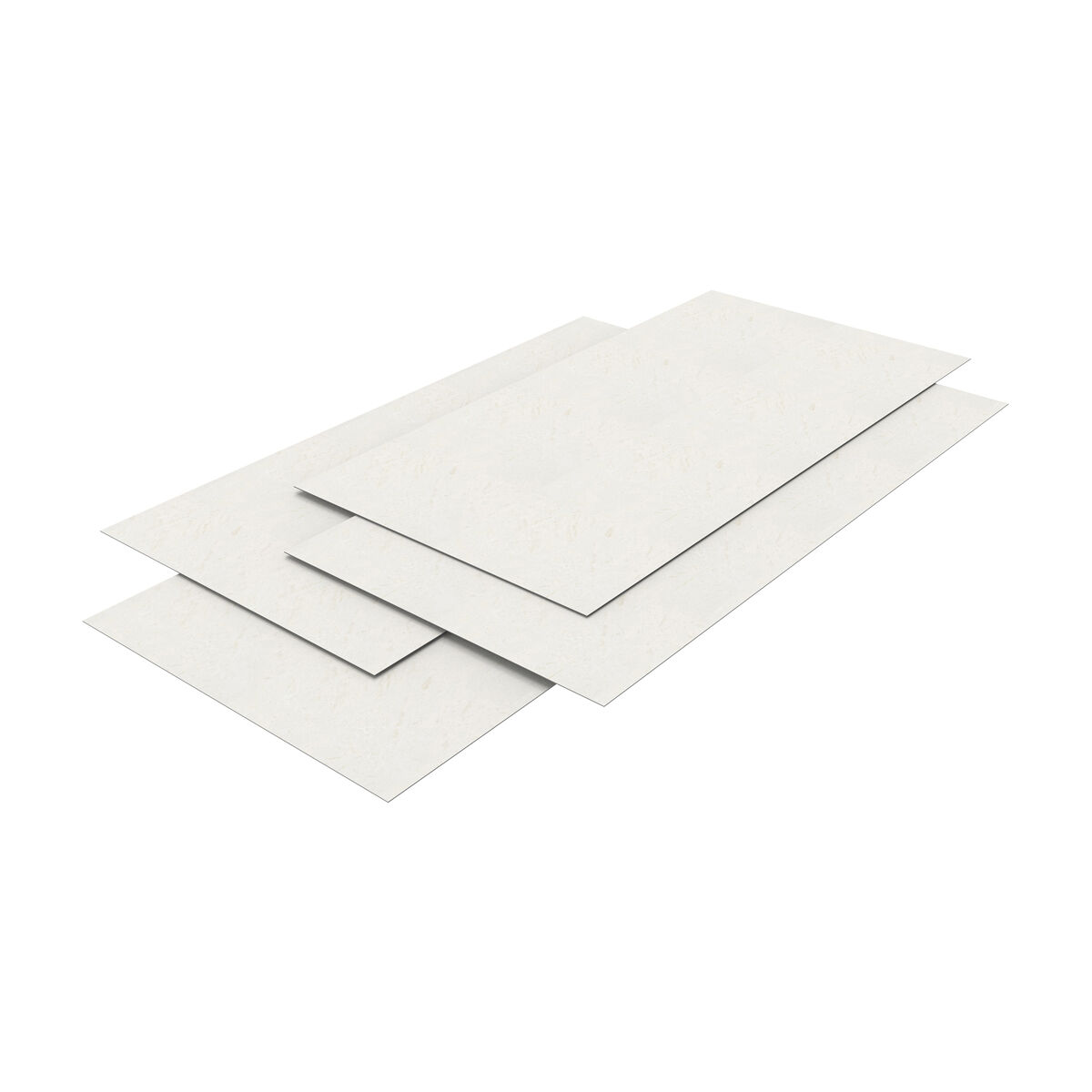 Revestimento de parede bladel 4 painéis pvc 120x60cm - branco dover [neu.haus]