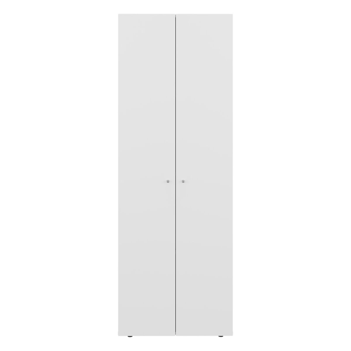 Armário alto world de 2 portas com 4 prateleiras, móvel de armazenamento vertical independente para quarto