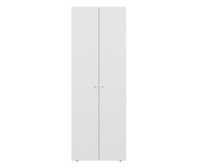 Armário alto world de 2 portas com 4 prateleiras, móvel de armazenamento vertical independente para quarto
