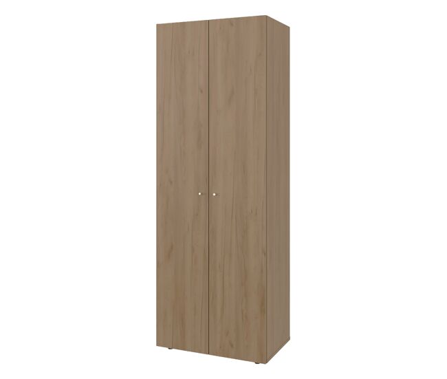 Armario world de duas portas com quatro prateleiras dormitorios
