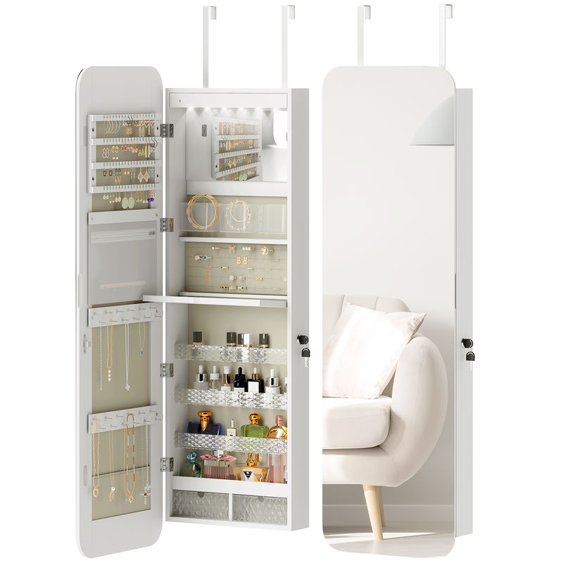 Espelho de Pé MDF, Vidro HOMCOM, casa - decoração