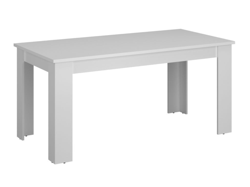Mesa de jantar ambihome bragança - branco rústico, extensível 160 a 220cm