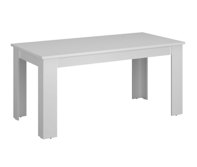 Mesa de jantar ambihome bragança - branco rústico, extensível 160 a 220cm