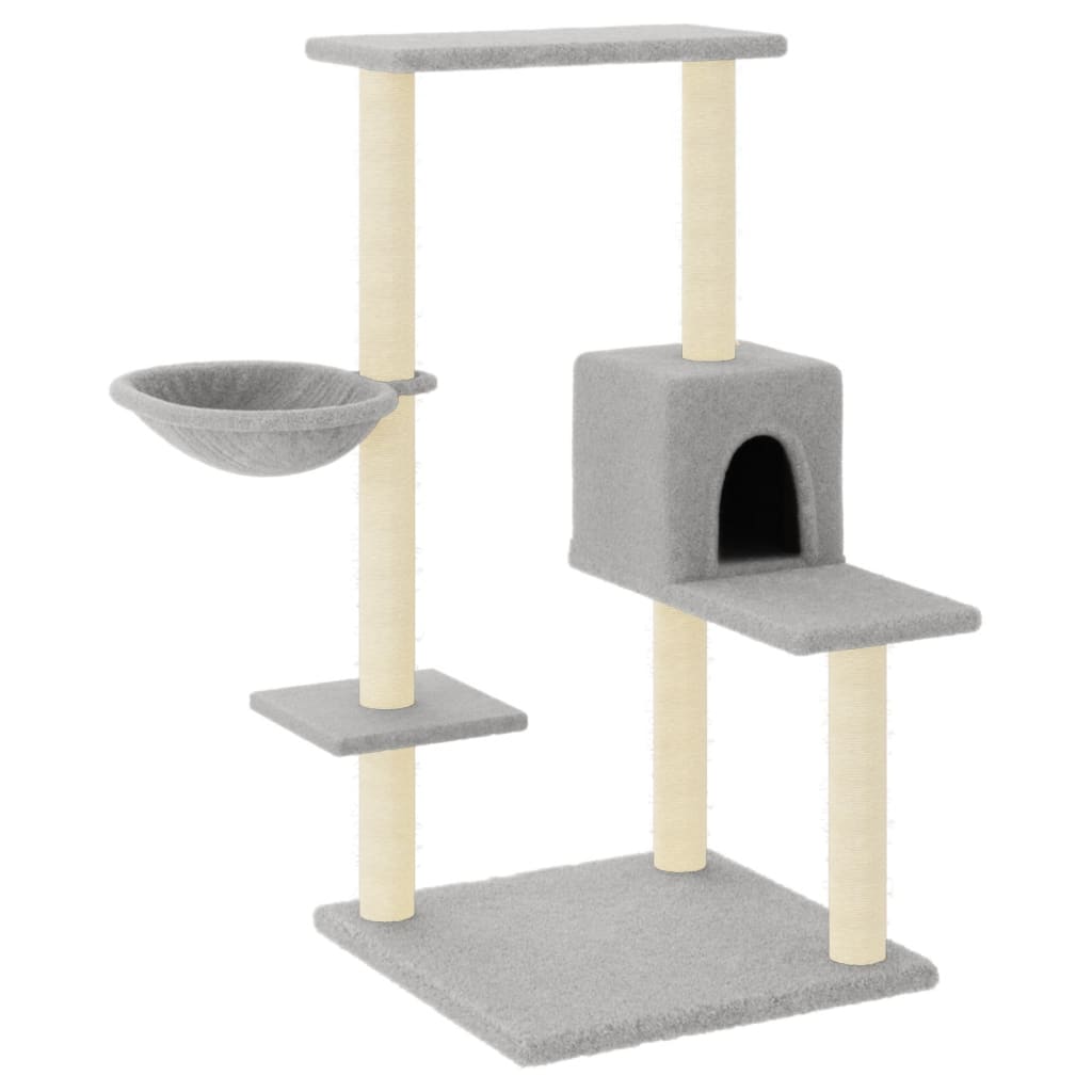 Vidaxl arranhador para gatos com postes de sisal