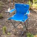 Aktive Cadeira de acampamento dobrável com porta-copos Aktive Cadeira de acampamento dobrável com porta-copos Azul