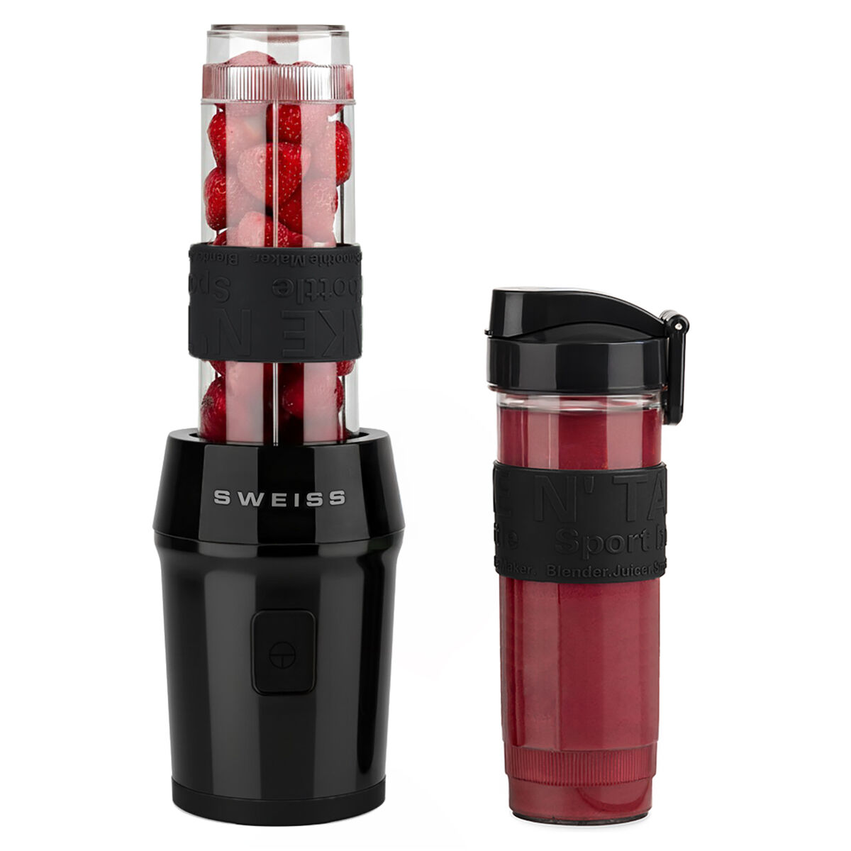 SWEISS Mini Liquidificadora Portátil MOOV9, Smoothie Maker