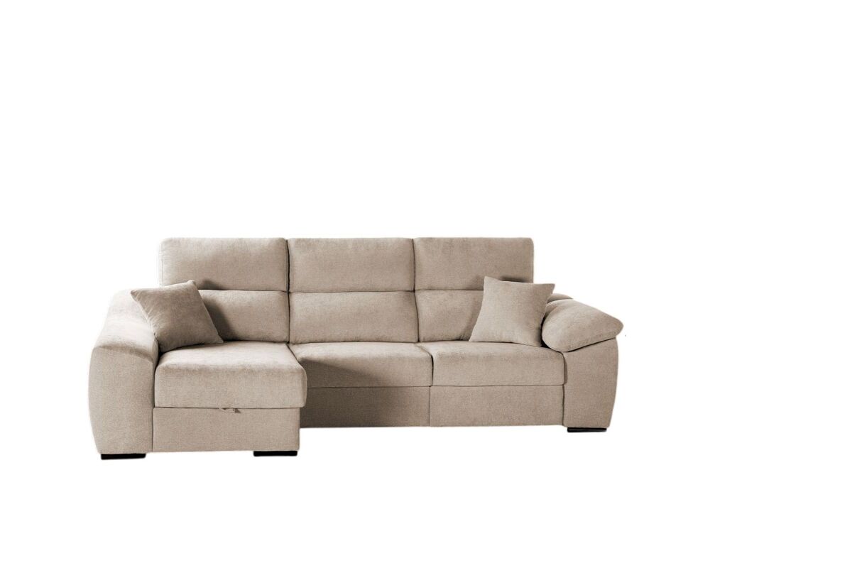 Chaise Longue Murano Cinza Esquerda