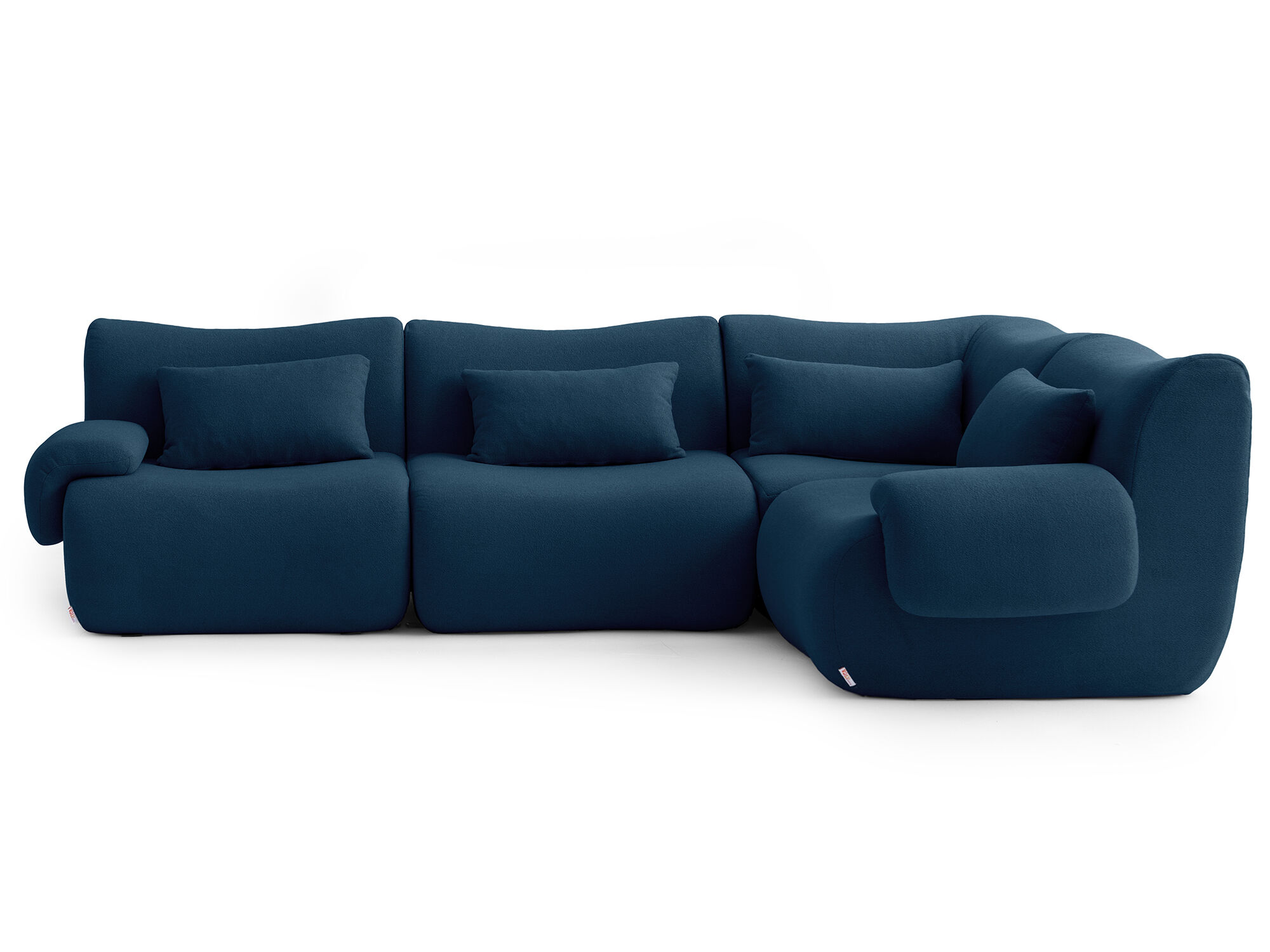 Sofá de canto modular de 4 lugares