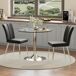 Conjunto de mesas e cadeiras de sala de jantar 85x85 Conjunto de mesas e cadeiras de sala de jantar 85x85 Preto