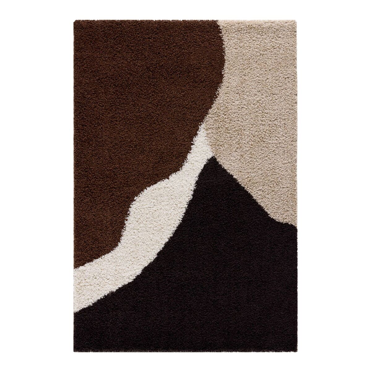 Tapete interior com padrões geométricos multicolor, omar, 160x120x3 cm