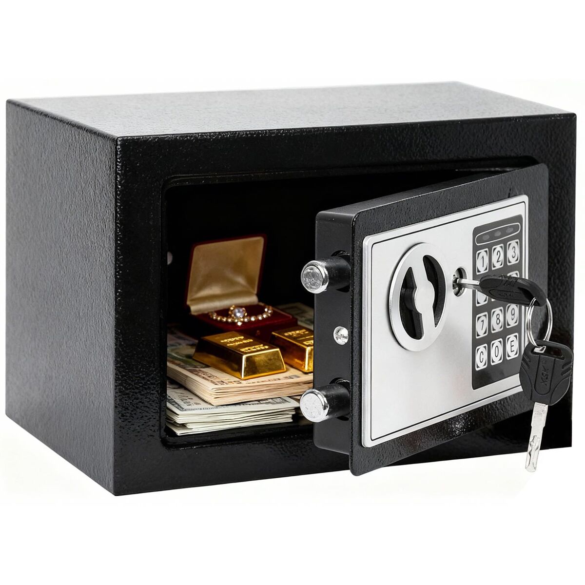 Cofre Segurança Digital Nyana | Fechadura Electrónica + Chaves