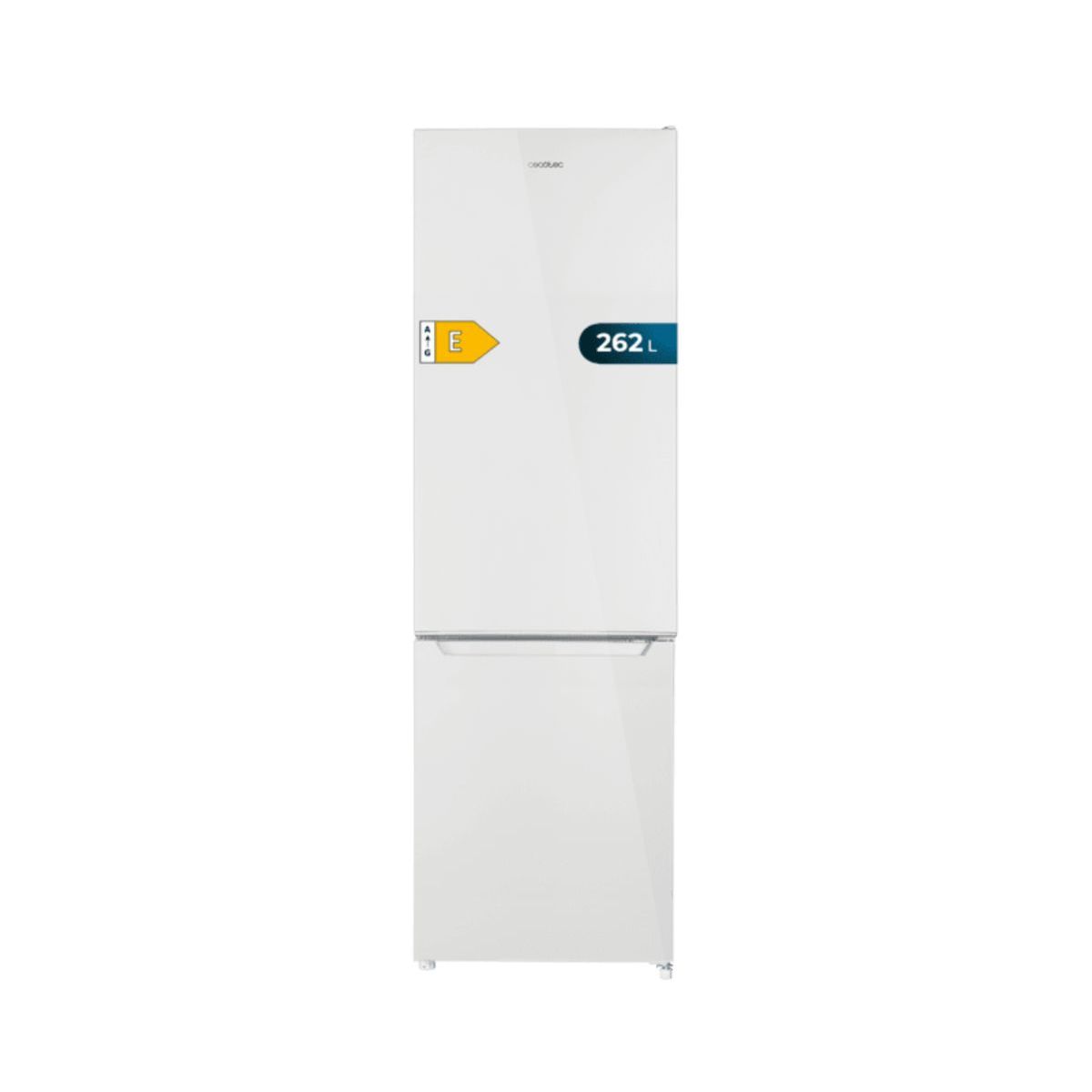 Cecotec frigorífico combi estático branco com e capacidade de 262 l, classe e.